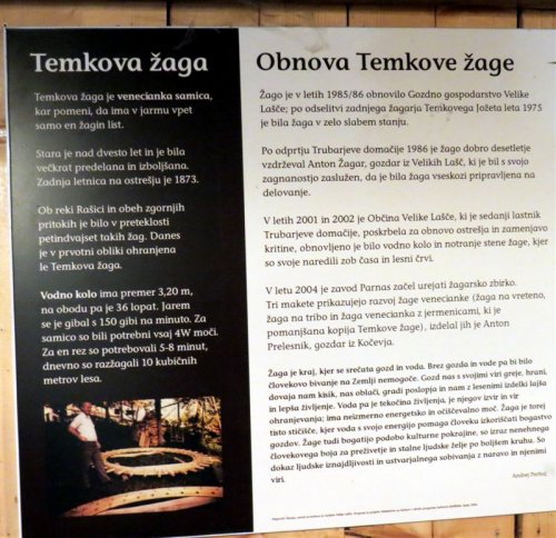 Opis obnove Temkove žage